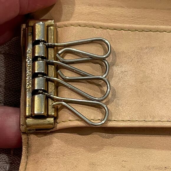 LOUIS VUITTON Monogram Multicolor Multiples 4 Key Holder Black Grenade COA - Picture 7 of 12